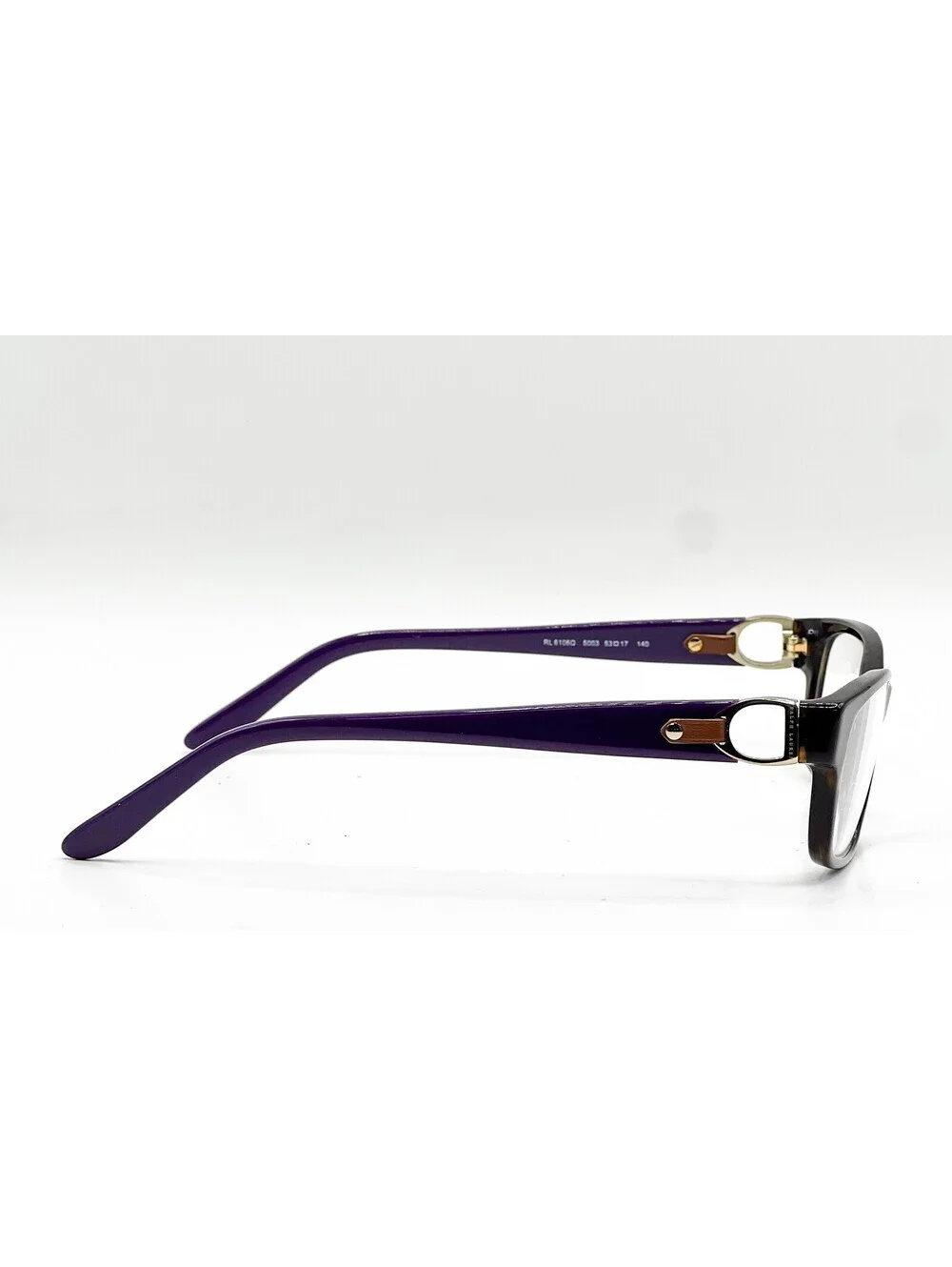 Ralph Lauren RL 6106Q 5003 Dark Havana Full Rim Eyeglass Frames 53-17-140